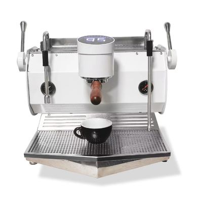 6.0L Διπλή ομάδα ημιαυτόματη εμπορική μηχανή espresso καφέ καπουτσίνο
