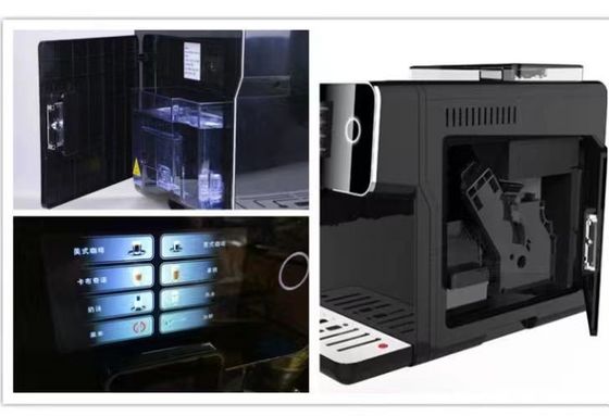 220V Voltage Οικιακή καφετιέρα Espresso με αυτόματη ενέργεια και δεξαμενή από ανοξείδωτο χάλυβα