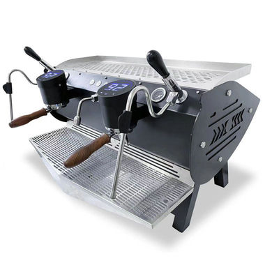 6.8Kw Εμπορική ημιαυτόματη μηχανή καφέ Espresso διπλής ομάδας με τριπλή λέβητα
