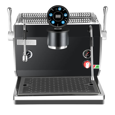 3500W Δύναμη Εμπορική Espresso Μία ομάδα καφετιέρα με 438 * 560 * 450mm Διαστάσεις