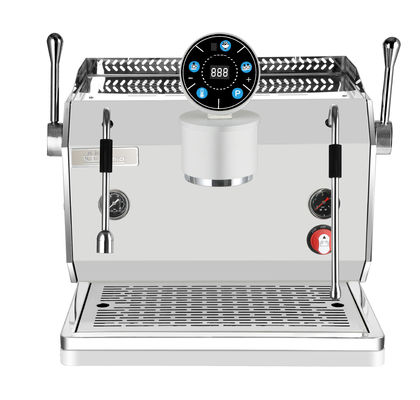 3500W Δύναμη Εμπορική Espresso Μία ομάδα καφετιέρα με 438 * 560 * 450mm Διαστάσεις