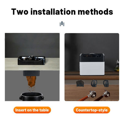 12V/60W Ηλεκτρικός καθαριστικός χώματος Espresso με μεταλλικό τύπο από ανοξείδωτο χάλυβα και πλαστικό