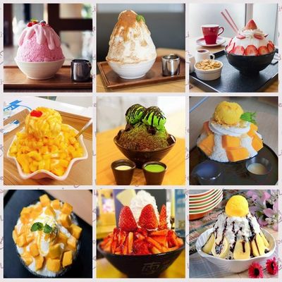 Ηλεκτρική ταχεία παραγωγή Bingsu ξύρισμα πάγο και χιόνι μηχανή με πλήρως αυτόματο έλεγχο