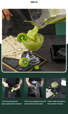 DIY Commercial Blender Πολλαπλής χρήσης Blender Smoothie χαμηλού θορύβου με προγραμματιζόμενα βρόχια